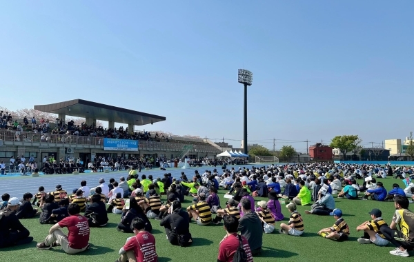 快晴の中☀️第77回葛飾区民体育大会・エンジョイスポーツ2024 「2024かつしかスポーツ大会総合開会式」 開催❗️体操連盟・サンキュースポーツクラブ綾瀬さんも参加❗️