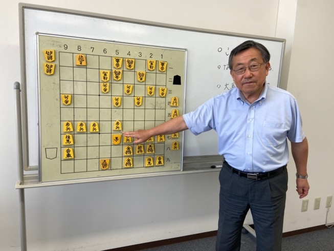 大盤解説「茨城県と千葉県で　将棋教室の生徒を募集します。」