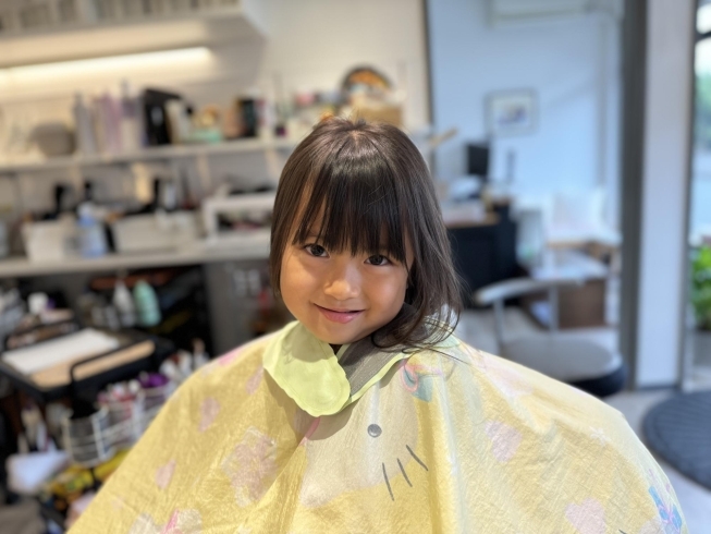 「かわいい姉妹　First hair cut」