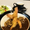 天使の海老フライカレーライス