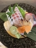 にんじんの蝶々は、店主の得意技「阿部一二三、詩の兄妹の絆に感動‼️」