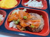 チーズインハンバーグトマトソース「１２月２５日のお弁当🍱」