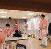 会長挨拶中「江刺甚句まつり　『大人の青春』朝食編」