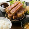 牛レアカツ定食
