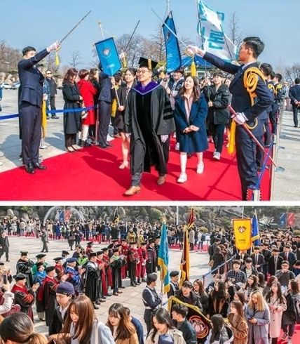 大学の入学式「韓国は春の卒業・入学シーズンです！／大府市の韓国語教室※東海市・刈谷市・東浦町・緑区・知多市から通っている生徒もいます。」