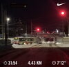 今朝6時過ぎの滝川市内(ランニング中)「☆時間の割に小さく仕上がる☆」