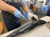 「ブリ一夜干し仕込み中」