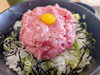 フレーベルのみんなでまぐろ料理を堪能しました。ねぎとろ丼です。「みんなでマグロを堪能！四日市のマグロレストランへお出かけしました♪」