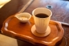 ブレンドコーヒー黒真珠（400円）お菓子が付き