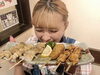「おじぎ茶屋の焼き鳥の盛り合わせ♪♪♪ #柴又駅近#葛飾散歩#昼飲み#映える#レトロ#食べ歩き最高#子連れok#お持ち帰り#テラス席#ぴんちゃん#葛飾散歩#オススメ#アットホーム#スイーツ」