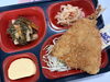 築地まかないアジフライ＆大根と蒸し鶏のサラダ「４月１７日のお弁当🍱」