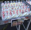 「スーパー井上様がフルーツサンド販売に来られています」