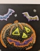 点描アート ハロウィン点描「上越市の明日のイベント情報てす💖フルサット市に出店します✨小顔&リフトアップ 耳つぼジュエリーと美メイク体験してみませんか?」