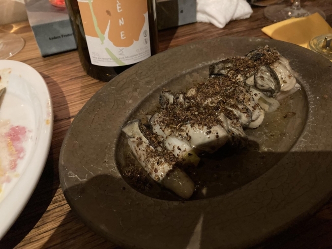牡蠣のアヒージョ「永福町　イタリアン　ワインが美味しいお薦め店へ」