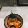 チャンジャとクリームチーズのごま和え