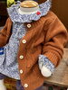 コットンニットのカーディガン🧶「子ども服新作👶沢山入荷しました💕」