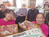 「デイサービス金太郎大晦日恒例寒ブリ解体ショー‼️」