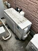 施工前「松戸市の戸建てリビングで天井カセットエアコンを三菱 霧ヶ峰 MLZ-W5022ASへ交換【夏前の予防交換】」