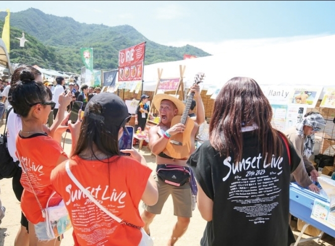 オフィシャルTシャツ「SUNSET LIVE 2023 無事終了!!」