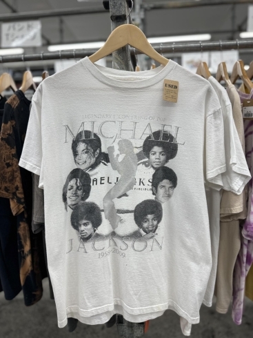 Michael Jackson Tシャツ「プリントTシャツ(グラフィック系、バンド、アニマルetc.)約130枚入荷してます！和歌山古着屋Lucido Bell」