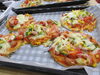 ピザが焼き上がりました！！！おいしそう！「ピザづくり」