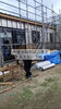 「三良坂町現場｜銀色に輝く外観！遮熱材の上に「通気胴縁」が美しく施工されました」
