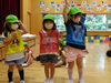 かけっこの練習中。「みんなでがんばる運動会！！」