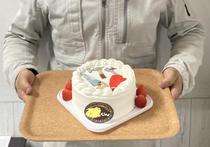 誕生日ケーキ「【社員誕生日会】」