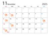 11月カレンダー★「11月キャンペーン✨セルライト撃退半身コース✨半身集中で理想のボディへ★」
