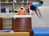 跳び箱6段「跳び箱6段が飛べた喜び！ ★英会話と体操のコラボ教室（堀切、お花茶屋、綾瀬、亀有、小菅）」