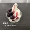 こちらは『超ブルーベリー』♪「ソフトクリーム凍らせました♪」