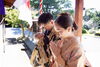 「神社で迎えるお宮参りフォト⛩️三人家族のはじめの一歩」