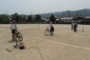 「道路を渡るときは『止まる』『見る』『待つ』が大事！！」