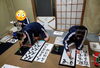 特待生……難しい課題に挑戦です。「画仙始まりました🎵」
