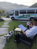 本日のバス乗務員は黒田社長「常運通信VOL5 発行中^_^」