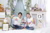 1歳バースデーフォト「バースデーフォト・ファミリーフォトをスタジオで素敵に撮影しましょう♪」