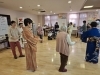 「日舞の「さくらの会」さまが華やかな舞を披露してくださいました」
