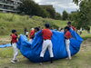 「右京少年野球振興会の除草活動に初参加！グラウンドを自分たちの手で守る経験」