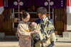 「神社で迎えるお宮参りフォト⛩️三人家族のはじめの一歩」
