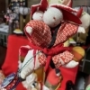 ひな祭り 布製飾り 赤（ひな祭り 布製飾り 切なかっ 人形吊るし）