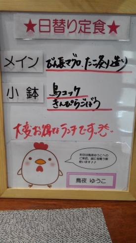 お得なランチいかがですか？「今日の日替わりランチはびん長マグロ・たこ炙り造りです‼️【京都市南区で地鶏を食べるなら！ 鳥夜ゆうこ】」