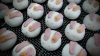 リボンつけた　うさぎサン　増殖中「うさぎ増殖中　【もみじや　鴻巣市　和菓子】」