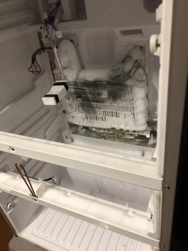 「栗林電器様に冷蔵庫の修理をしてもらいました！」