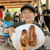 ホットドックが美味しく焼けました♪「【キャンプブーム！】幼児期にキャンプ体験するメリットとは？」