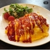 ぽっちのオムライス(サラダ付き)