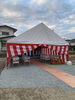 西条町土与丸  地鎮祭「東広島市西条町土与丸  大きなテントでの地鎮祭ですよ！西条駅付近はまだまだ盛り上がりますね～   レンタルほり」