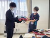 安宅認知症看護認定看護師も思わず笑みが…「『認知症マフ』で繋がる★地域の輪★」