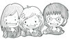 事務局の人たちの似顔絵「『いきいきスタンプだよりvol.5』が出来上がりました！」