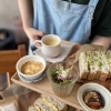 ホットサンドランチ