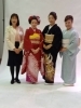 多古のお弟子さん2位です。多古町平山富子町長様と「やったぁ~おめでとう＼(^^)／全日本きもの装いコンテスト関東大会にて。」